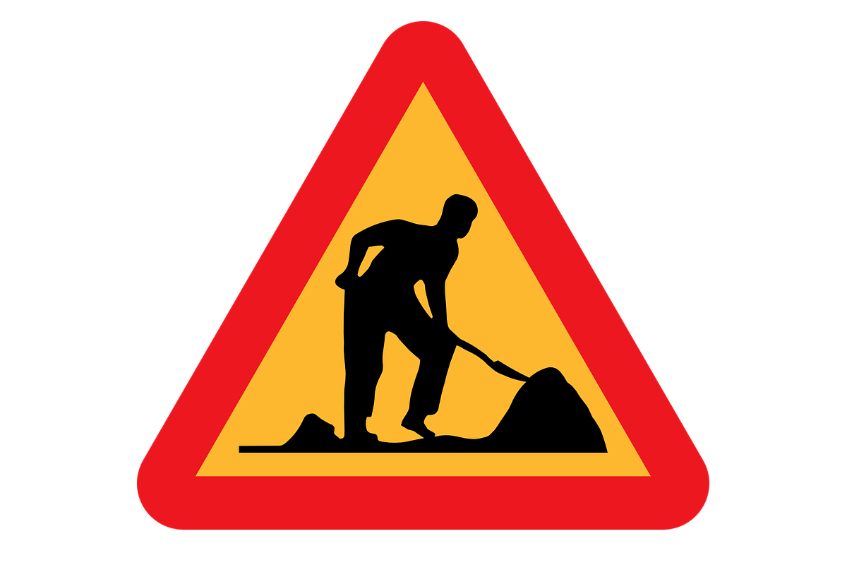 Lavori di manutenzione in corso