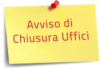 Avviso Chiusura Ufficio Tecnico Comunale
